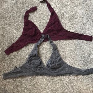 Victoria’s Secret Halter Lace Bralettes